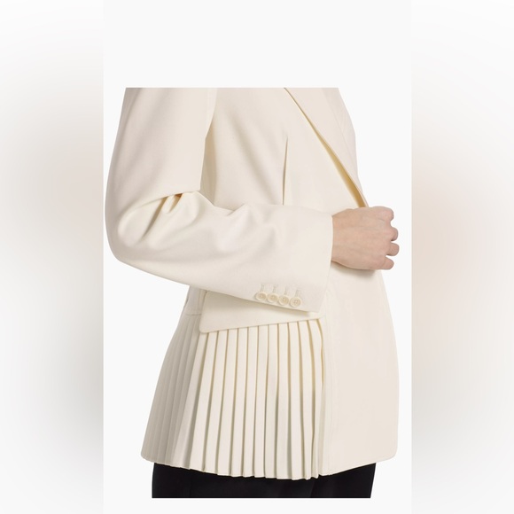 NWT SIMKHAI EGGSHELL BLAZER SIZE 4 - Picture 6 of 8